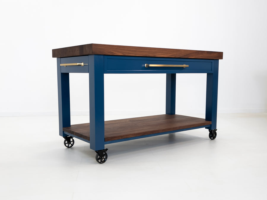 CHEF Butcher Block Island or Cart