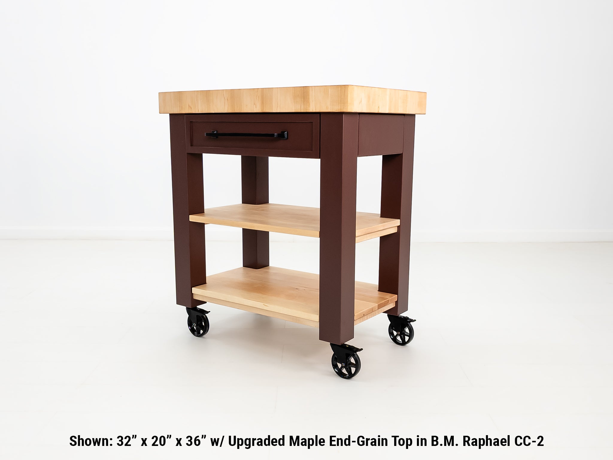 CHEF Butcher Block Island or Cart