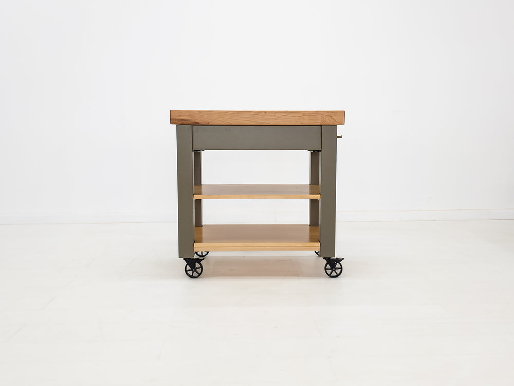CHEF Butcher Block Island or Cart