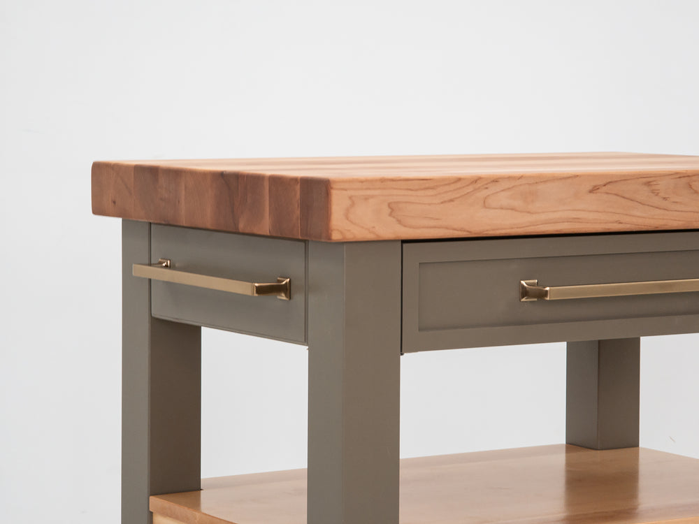 CHEF Butcher Block Island or Cart