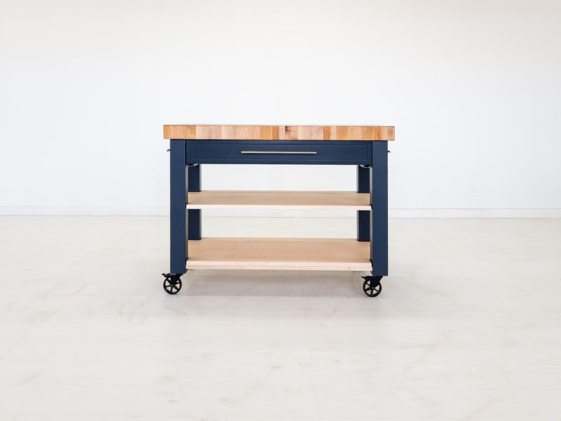 CHEF Butcher Block Island or Cart