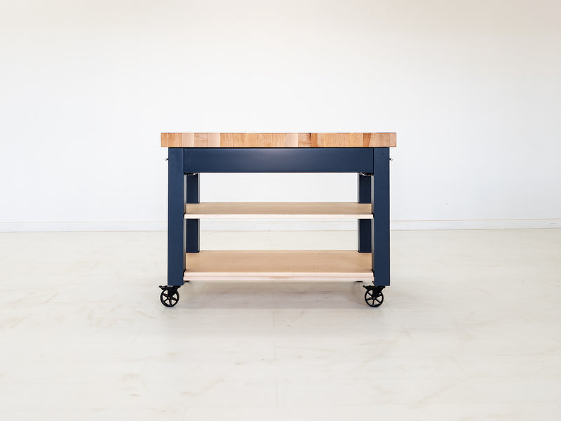 CHEF Butcher Block Island or Cart