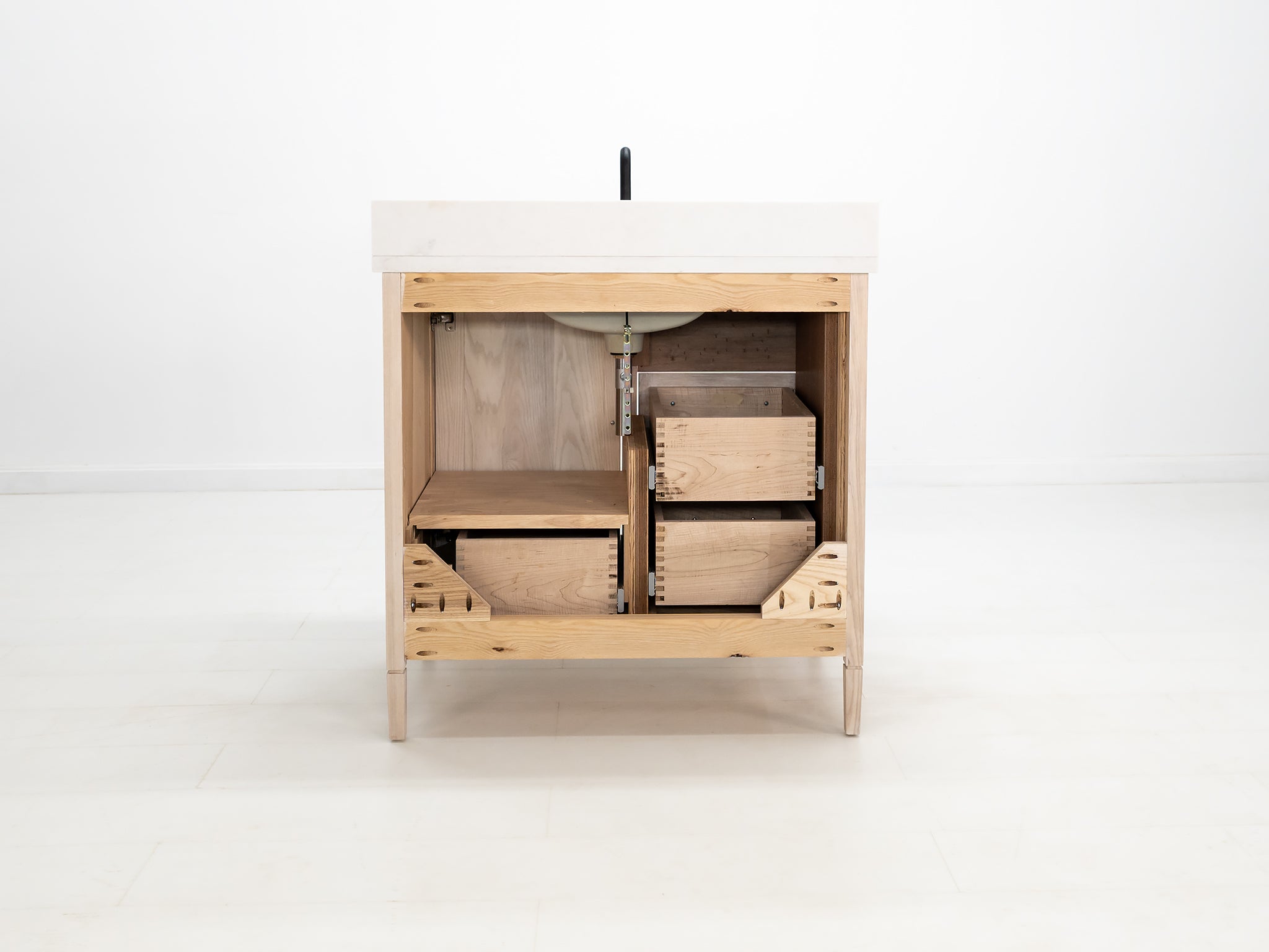 Vanity with Dual Storage