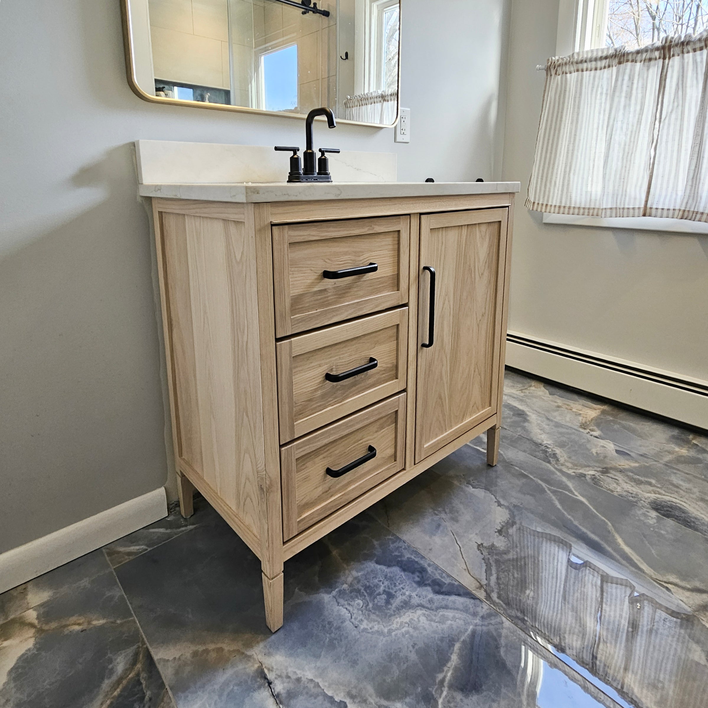 Vanity with Dual Storage