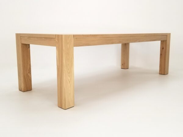 A large parsons leg dining table.