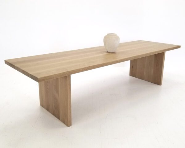 LILY natural white oak dining table