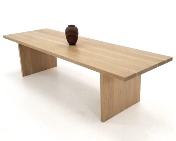 LILY natural white oak dining table