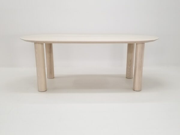 Our COVE dining table in sunwashed ash.