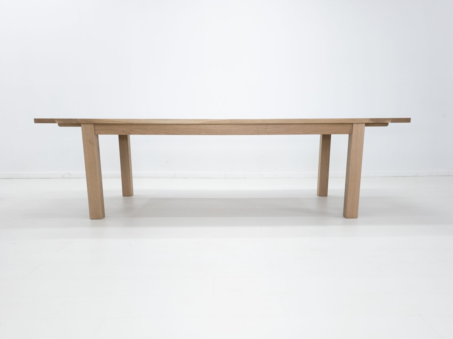 Light oak rectangular dining table