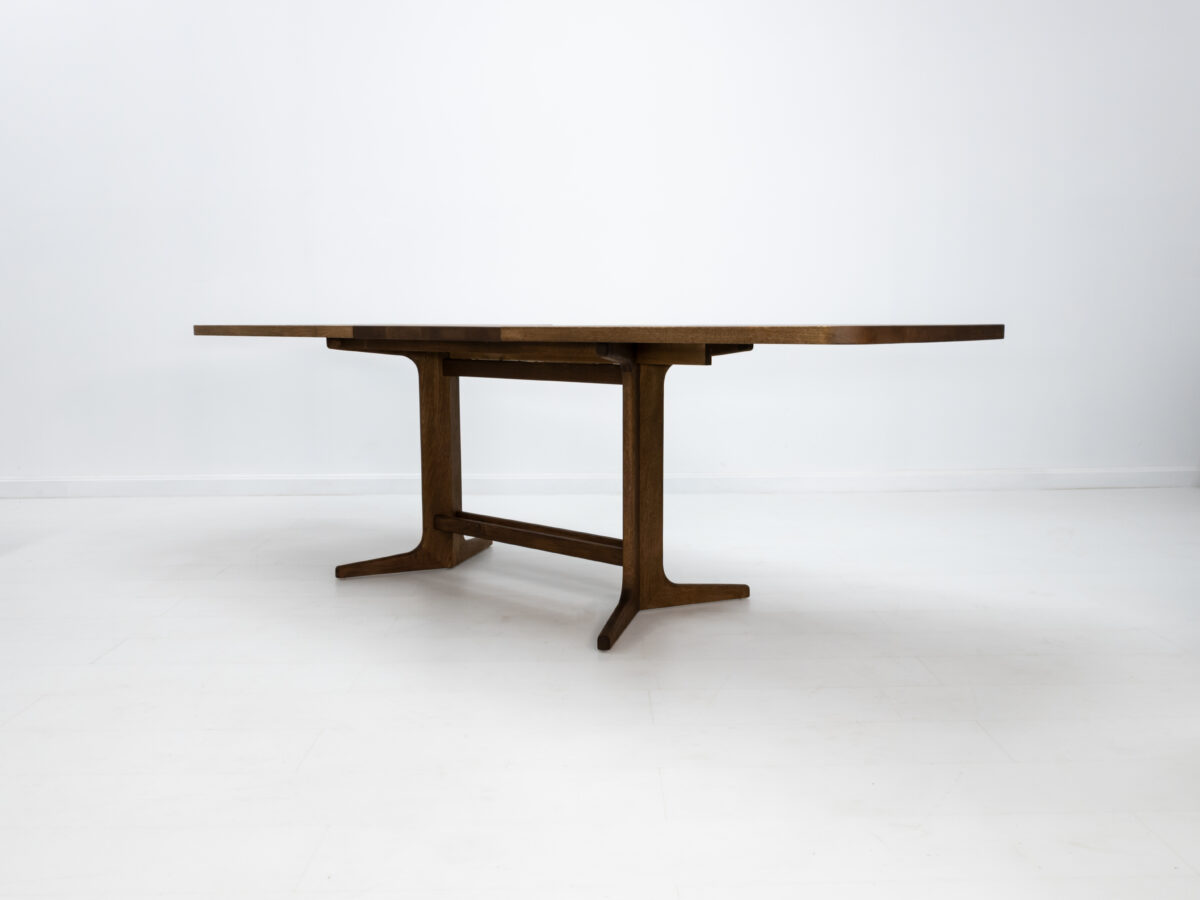 BRIA table with 22 inch leaf extended offering versatile seating options
