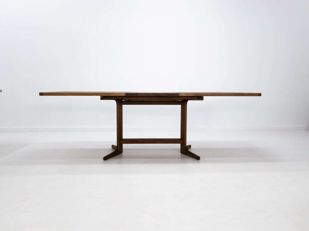 BRIA table with 22 inch leaf extended offering versatile seating options