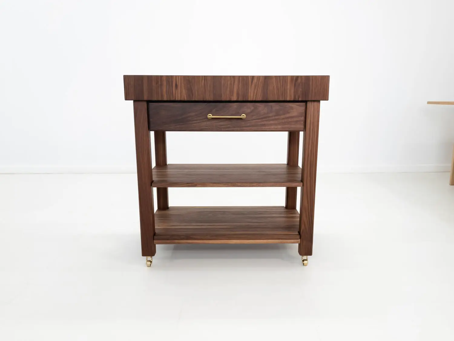 A WALT cart with an optional 4 thick end grain top